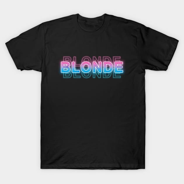 blonde T-Shirt by Sanzida Design